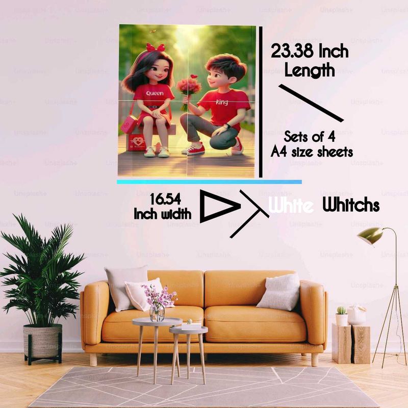Couples Leveling Anime Wall Poster