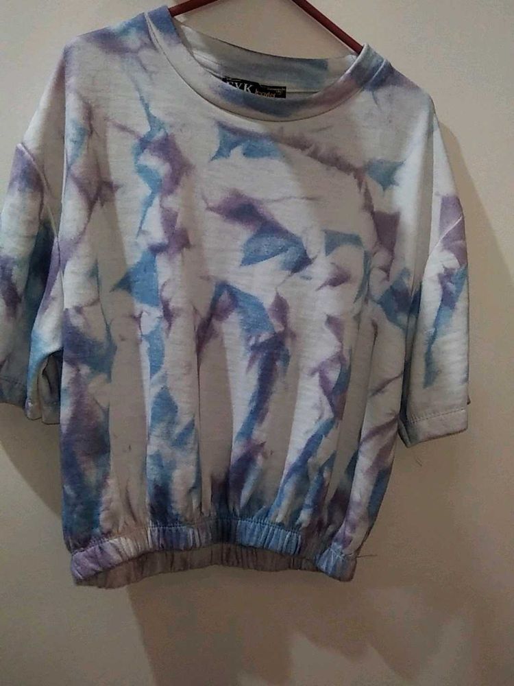 Tie Dye Cropped T-Shirt