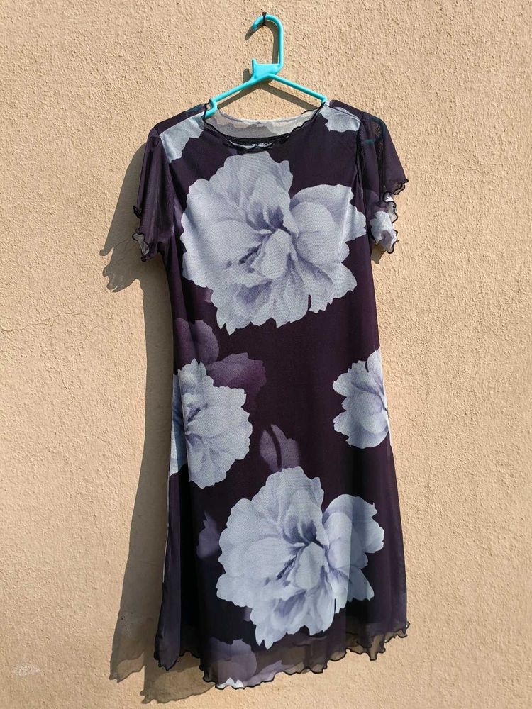 Floral Print Mini Dress