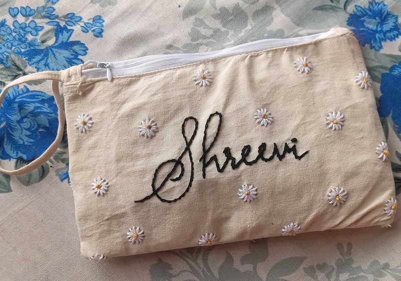 Cute Embroidered Pouch
