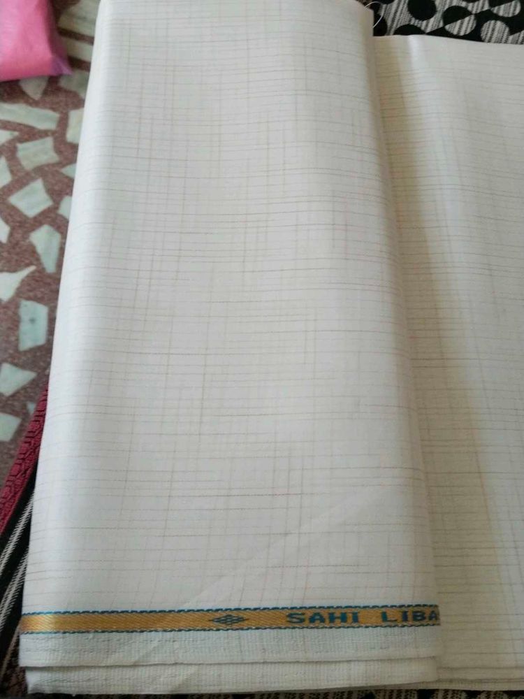 Sahi Liba Fabric - Unstitched Safari Suit For Men