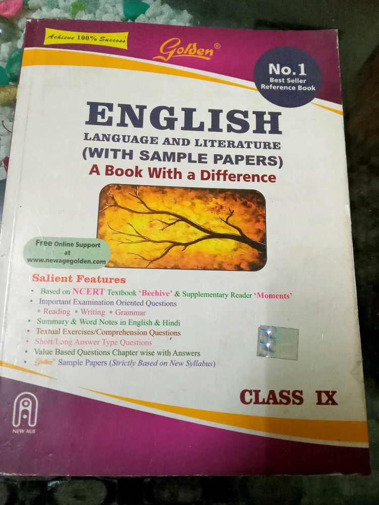 Class 9 Golden English Literature Language Book