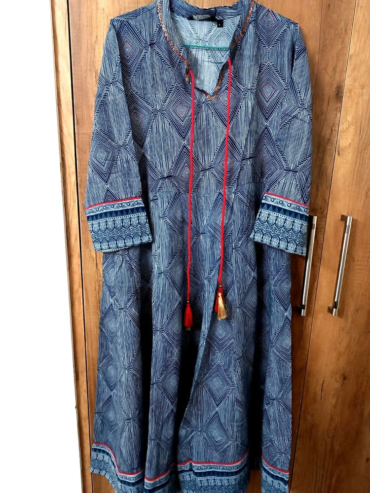 Shopper Stop anarkali Kurta With Latkan