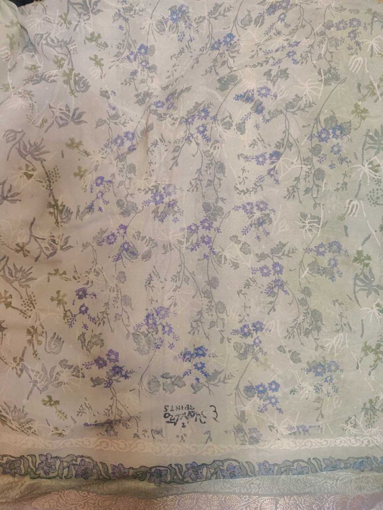 Saari With Blouse