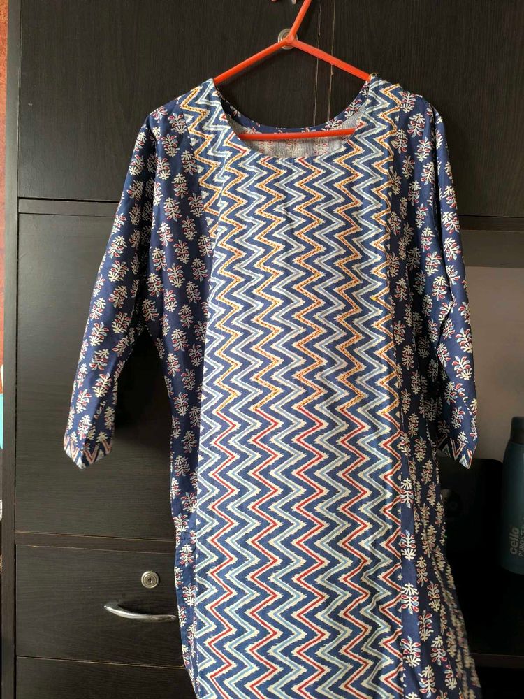 Printed cotton Kurta set