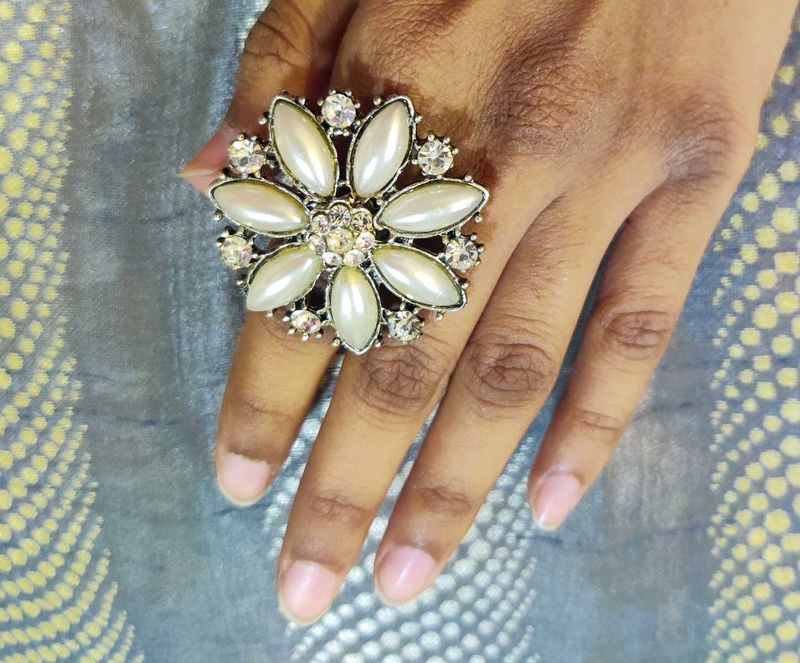 Pearl Stone Ring