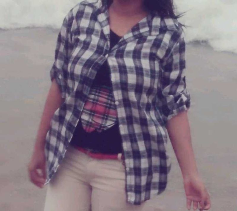 Blue White Shirt
