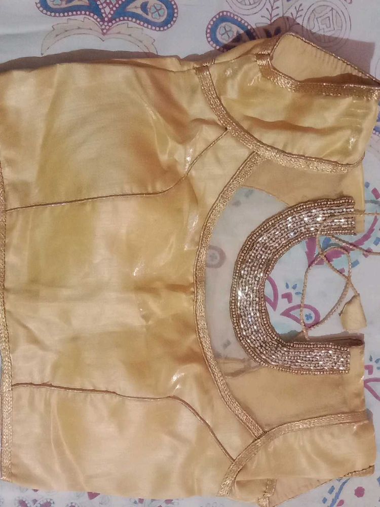 Elegant Golden Blouse