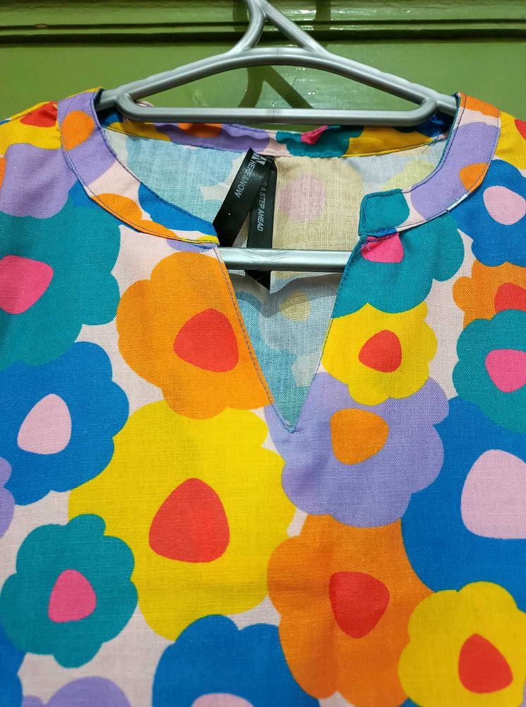 Multicoloured Short Kurti