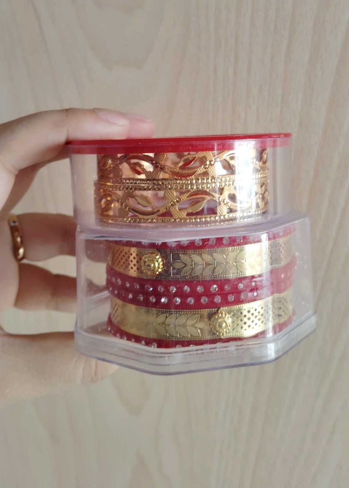 DAILY WEAR GOLDEN BANGLES 🥰- 2 PCS SET
