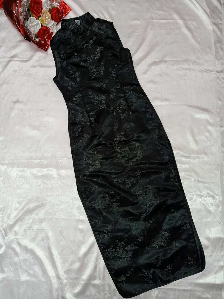 🖤Black Cheongsam Dress🖤