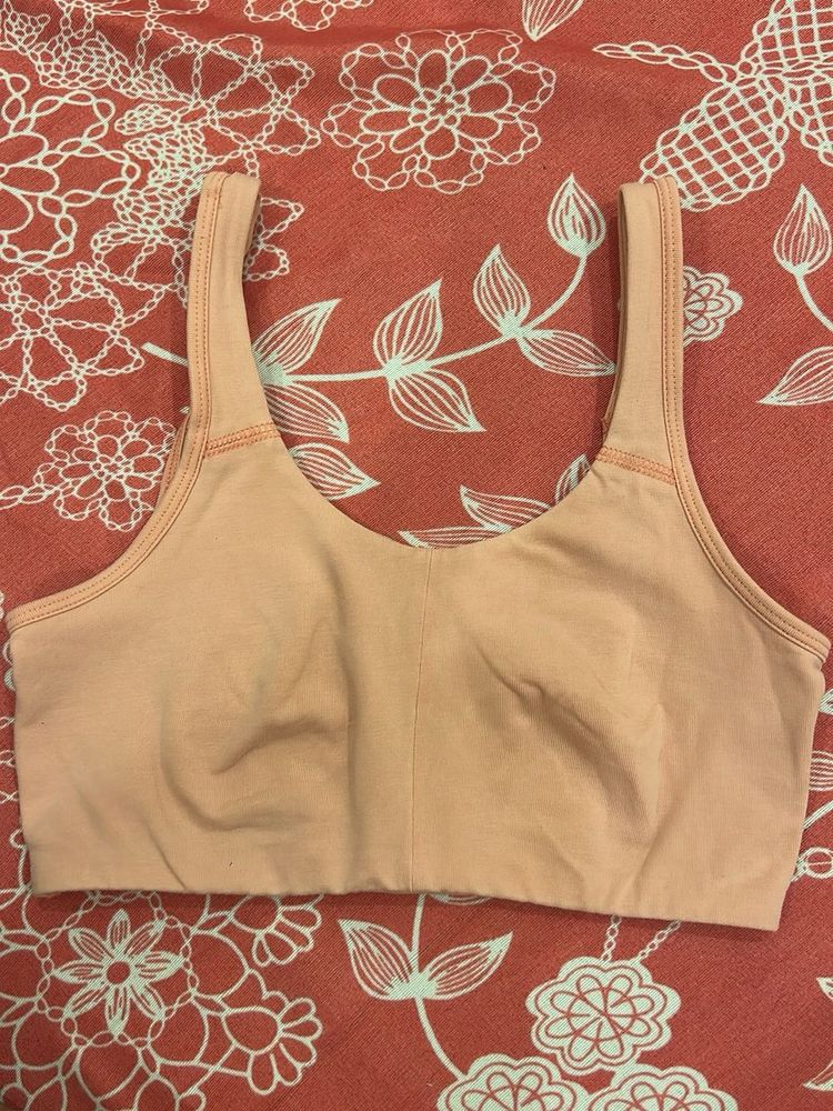 Peach Sports Bra