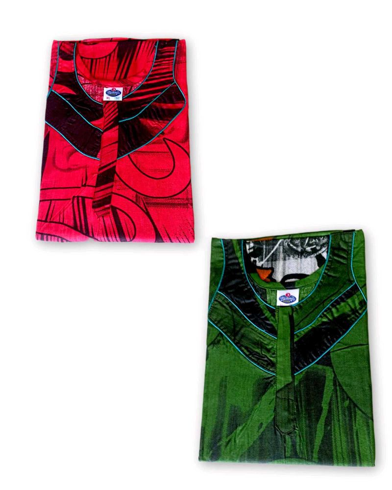 New XL Cotton Nighty combo
