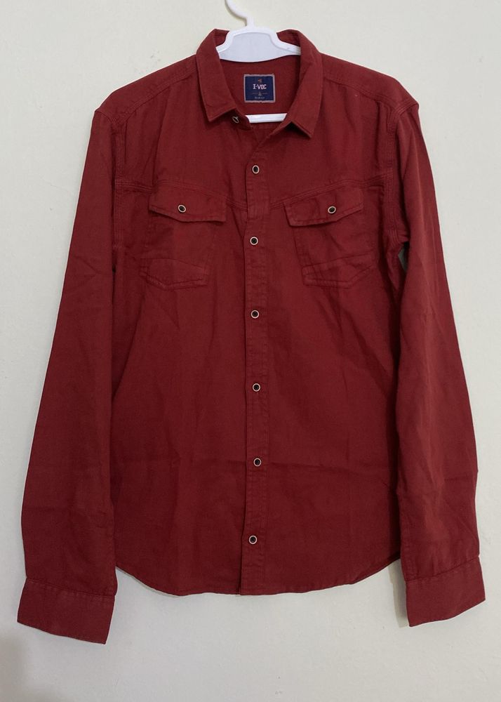 IVOC Slim Fit  Shirt With Flap Pockets