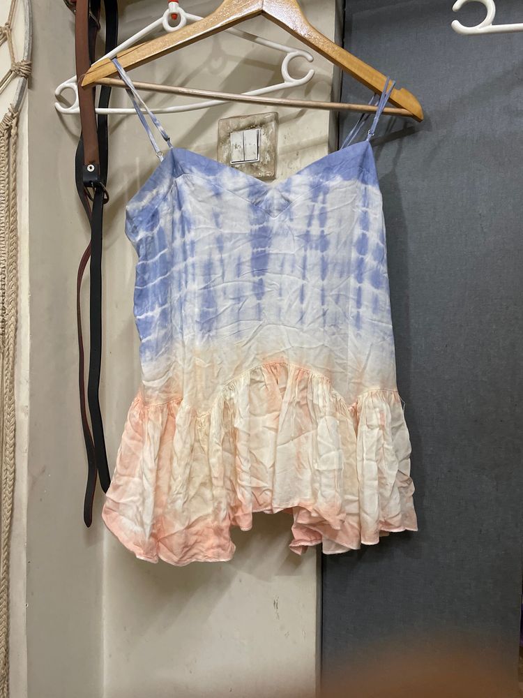 Dye print tunic