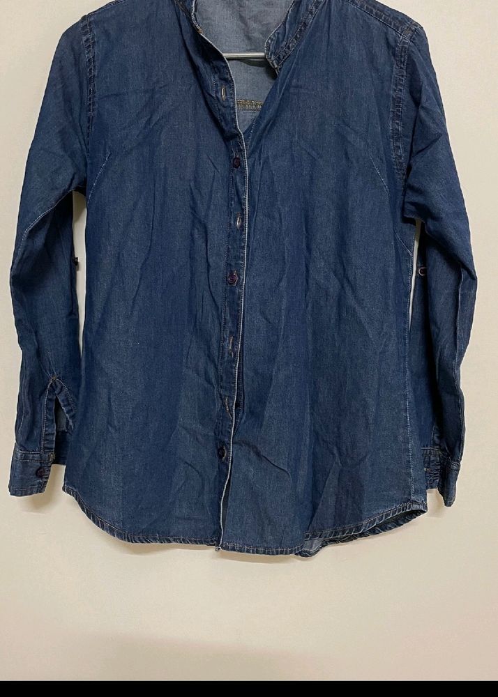 Denim Navy Blue Shirt