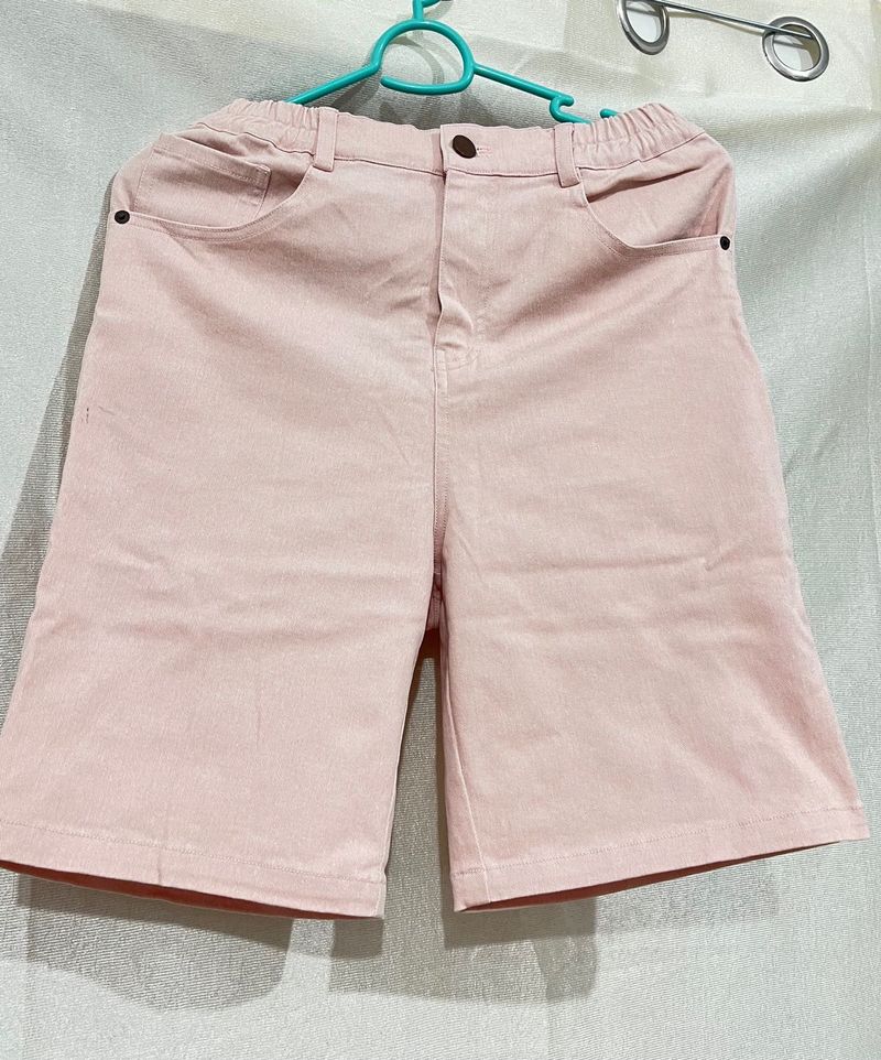 Soft Pink Shorts Women
