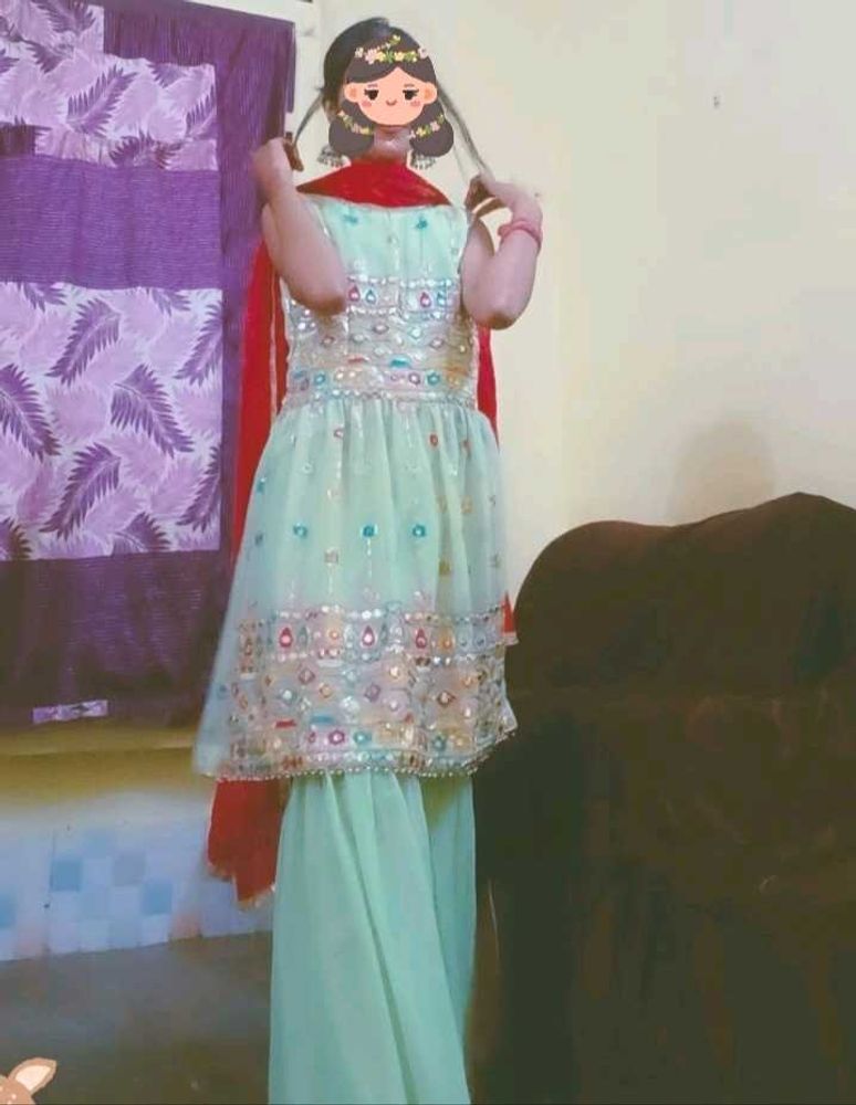 Beautiful 3peice Sarara Set