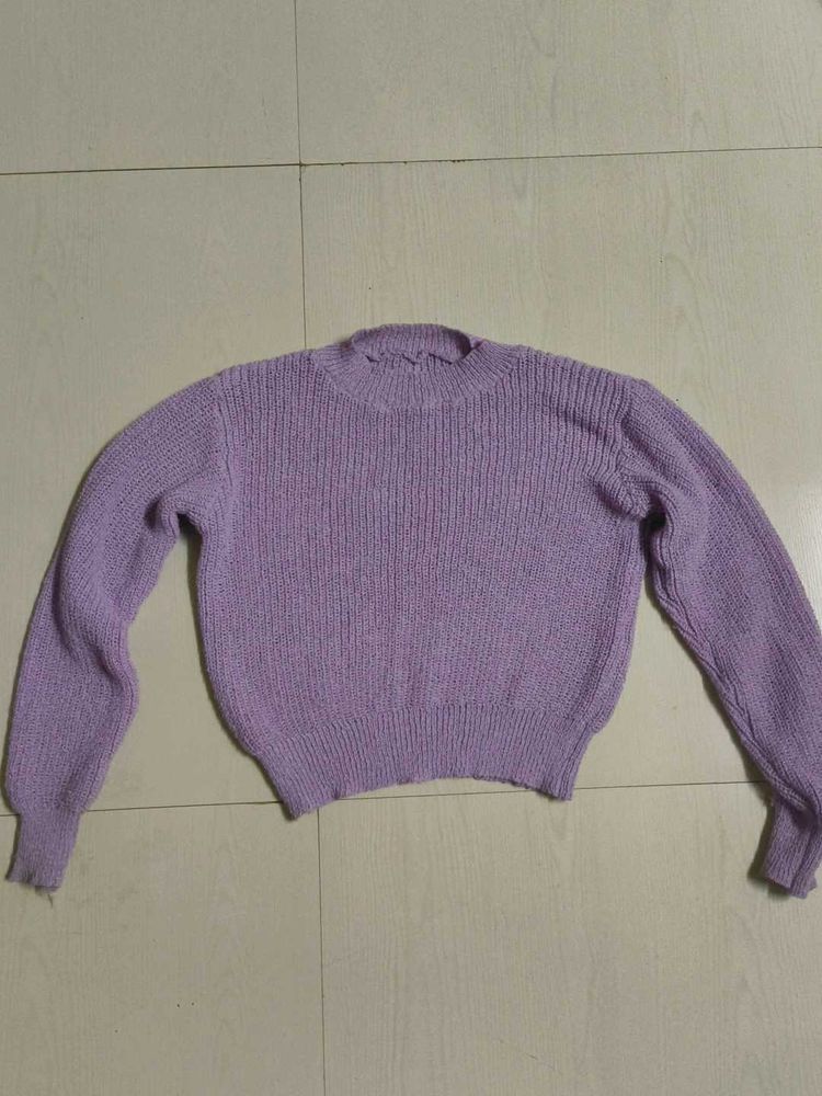 Lilac Knit Sweater