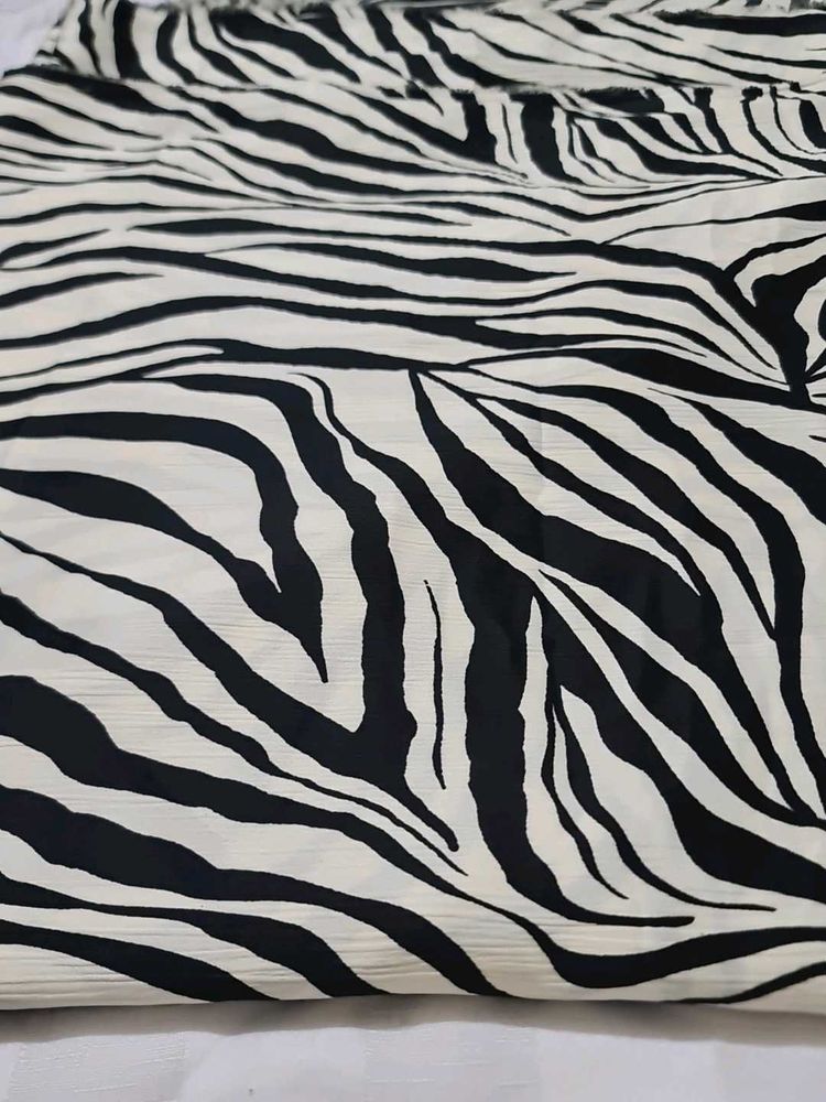 Zebra Print Cod Set Dress Material