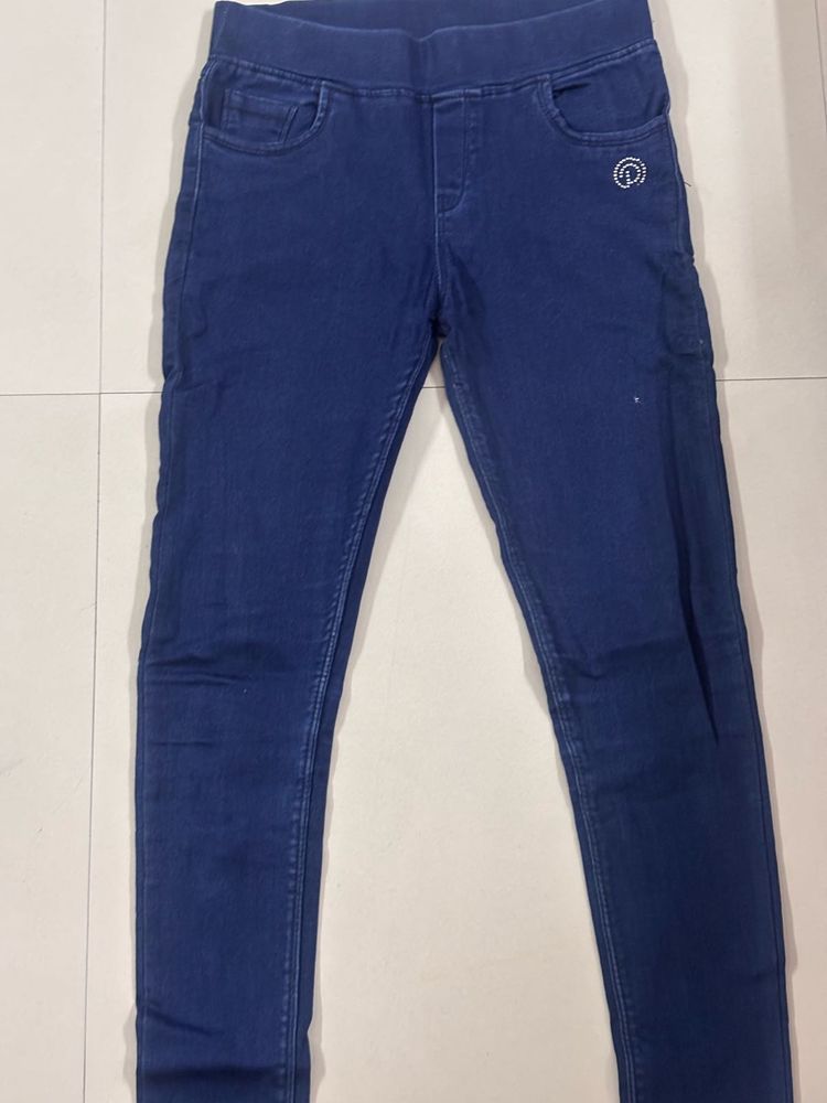 Blue Denim Jeggings
