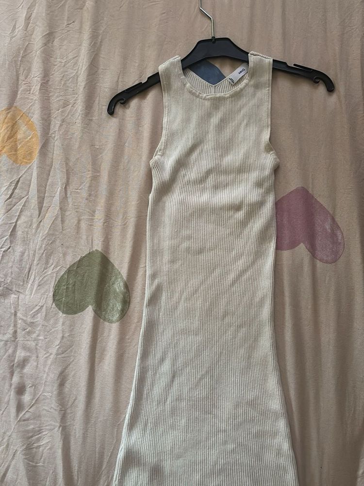 Cream Bodycon Dress