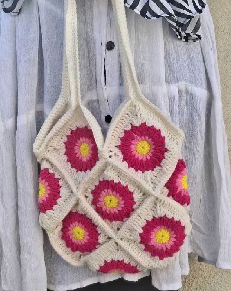 crochet lovely bag