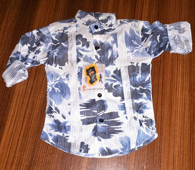 Stylish Floral Print Kids Shirt