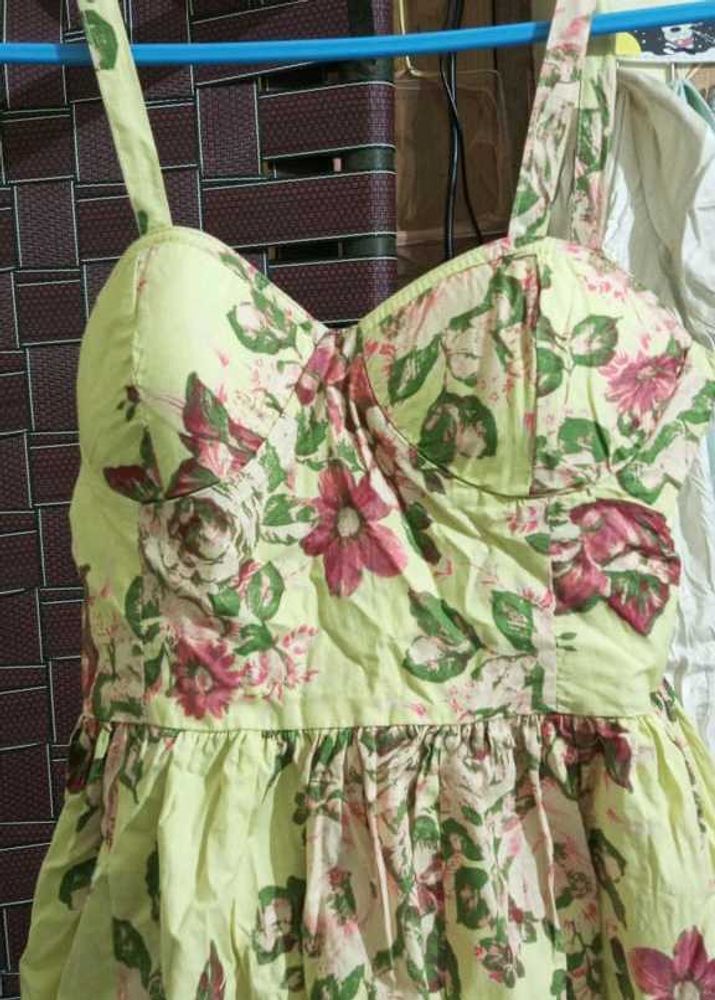 Padded Floral Dress