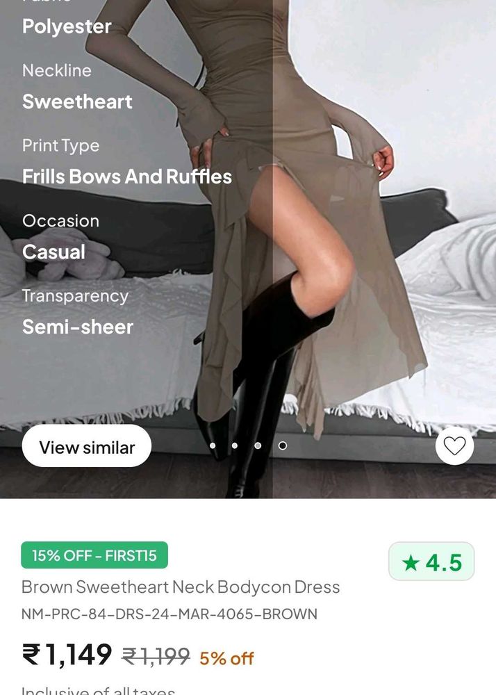 Beautiful Ruffled Dress