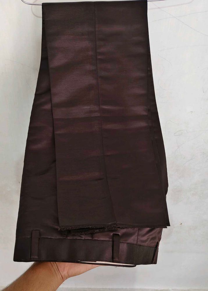 Brown Silk Dress Pants