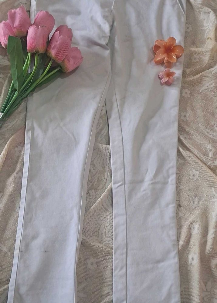 Skinny White Denim Jeans