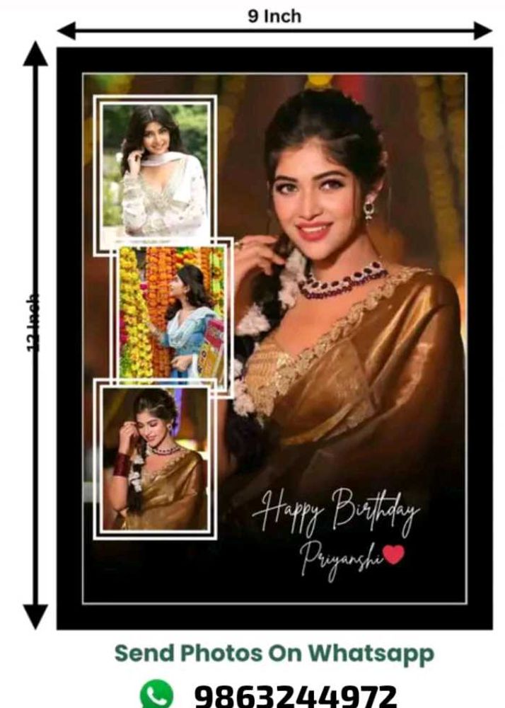 Personalized Birthday Photo Frame