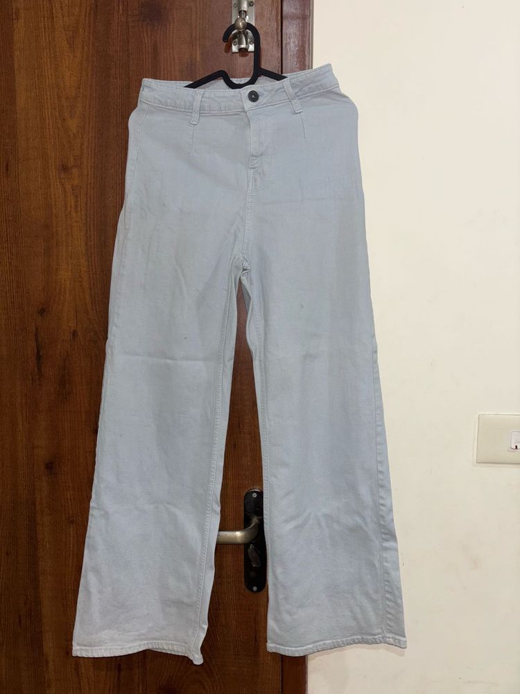 Light Blue Wide Leg Jeans