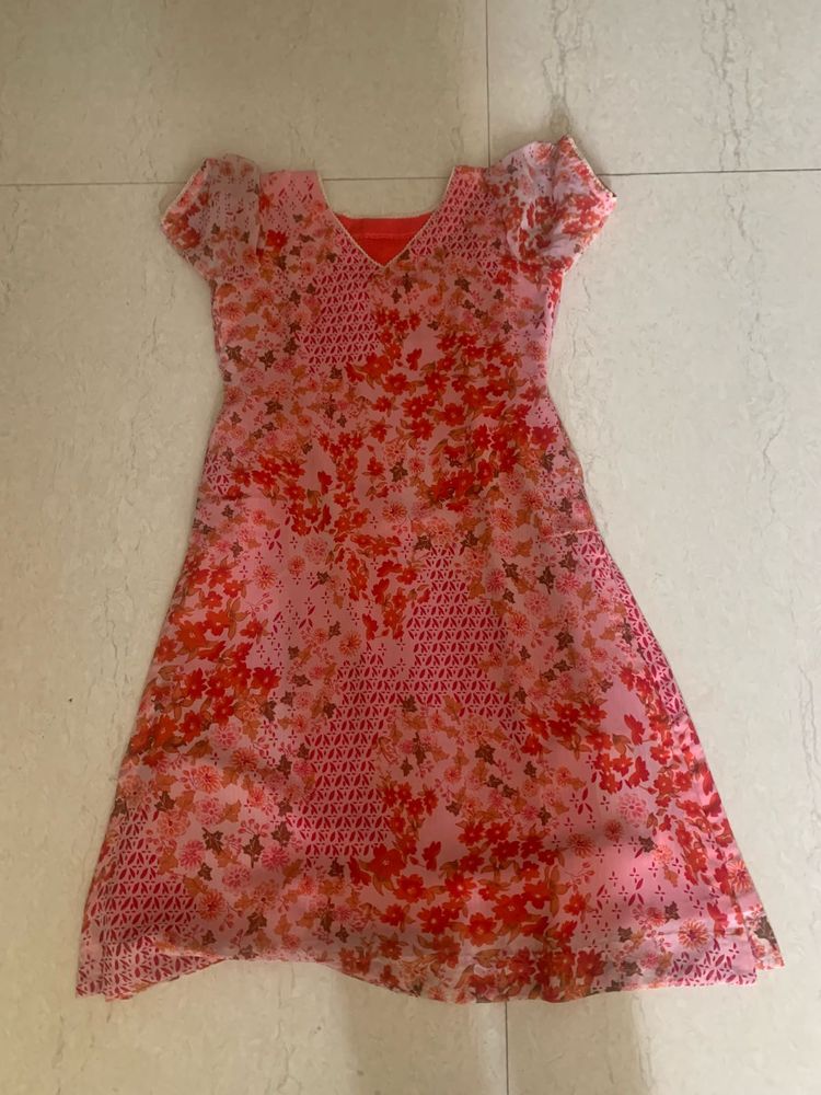 Floral Pink Dress