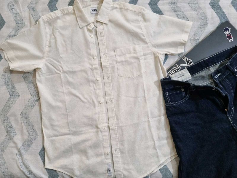 New Zara Button-Down Shirt