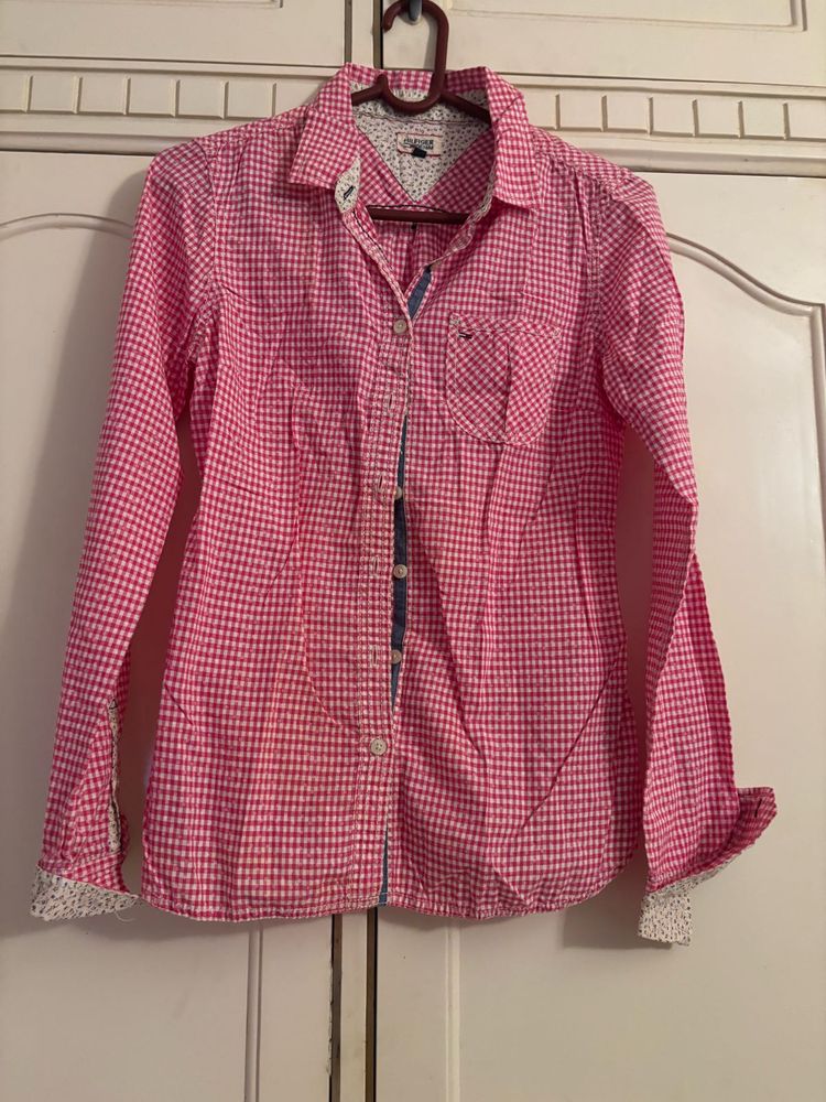 Tommy Hilfiger Pink Checked Shirt