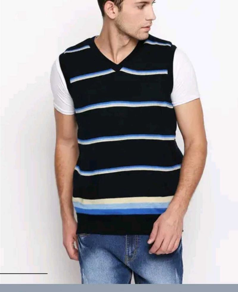 Reversible Knit Sweater Vest