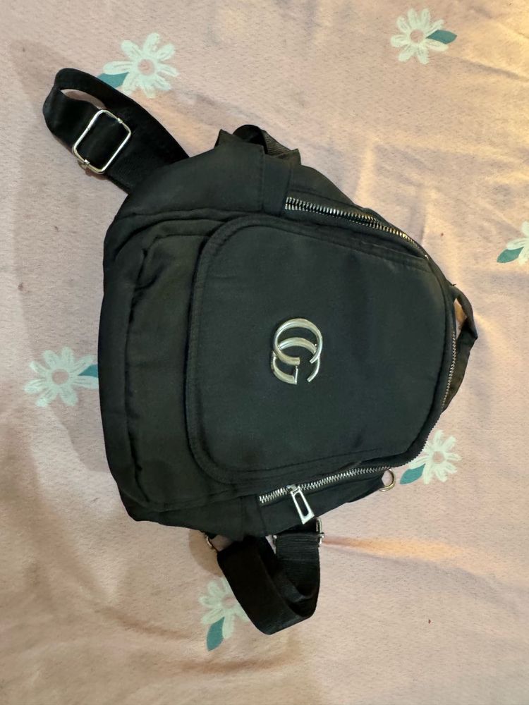 Black backpack