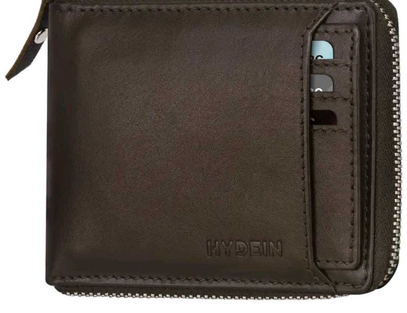 Mens Trendy Brown/blue Faahionable Wallet