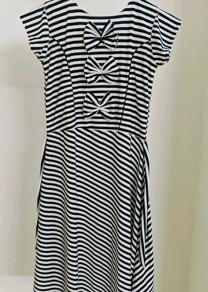 Striped Ribbon Dress 🎀
