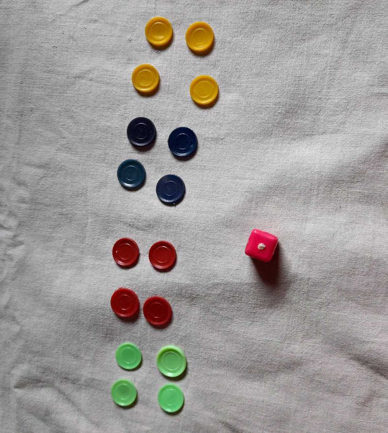 Ludo Goti 🎲 Dice And Token Set Collectable Kids