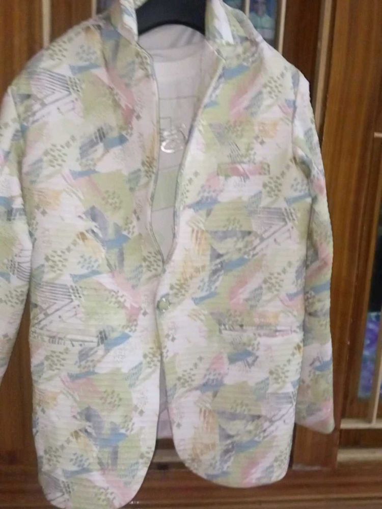 Abstract Pattern Blazer