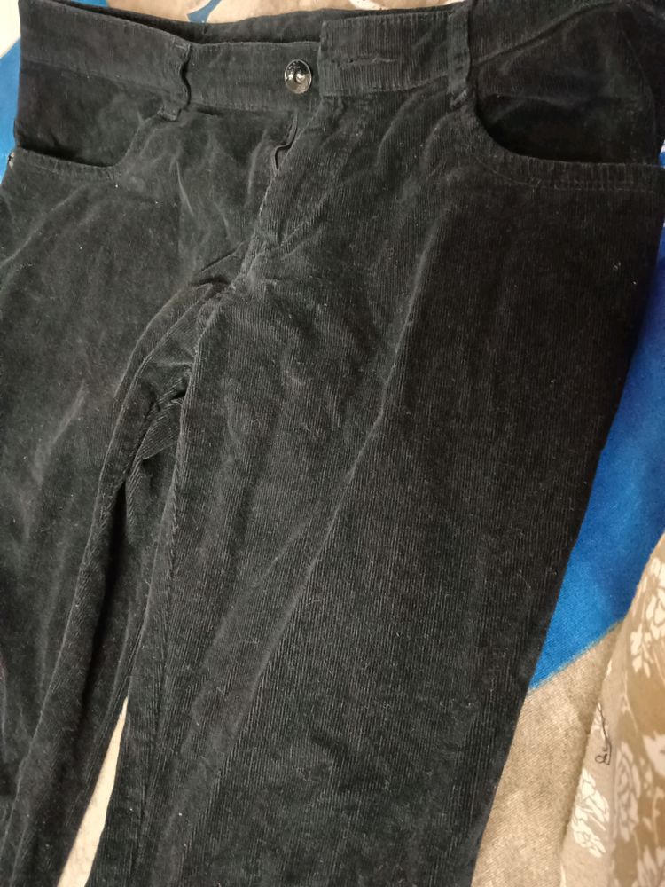 Black Shining Cotrise Pant