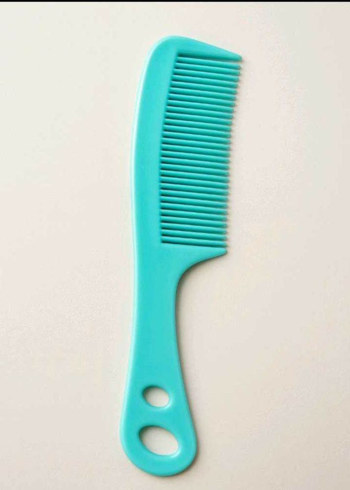 Teal Aqua Sea Blue-green Color Tall Hair Comb