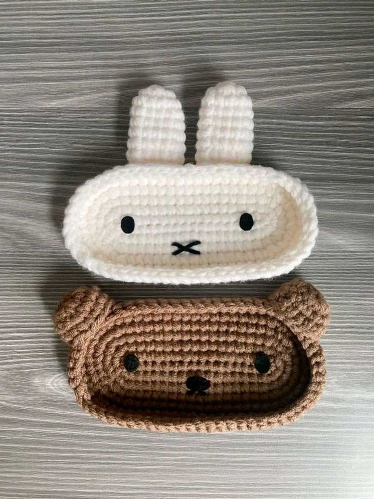 Crochet Animal Tray