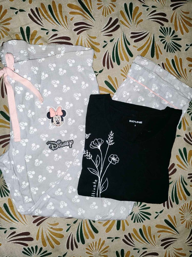 Night Pajama Black Tshirt