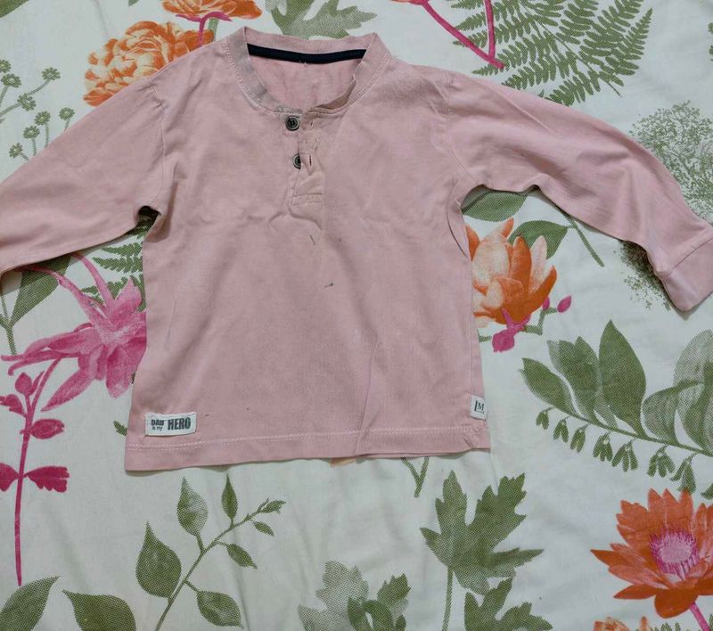 Baby Top Pink Colour