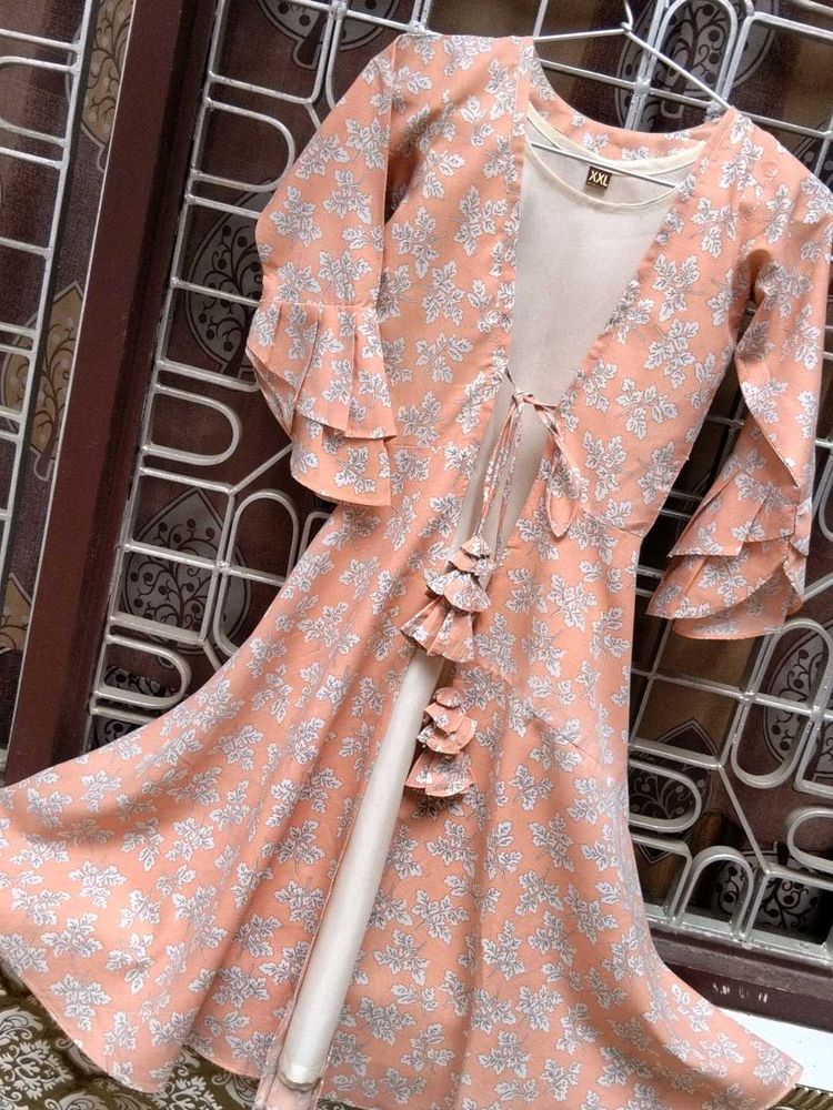 Floral Print Duster Jacket