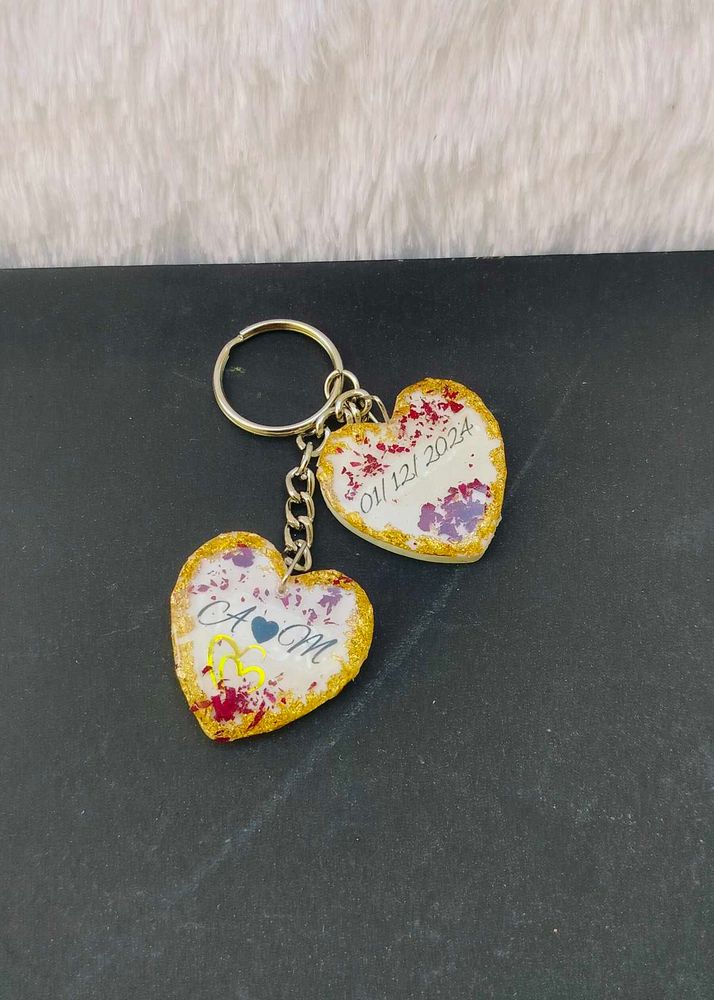 Couple Name Keychain